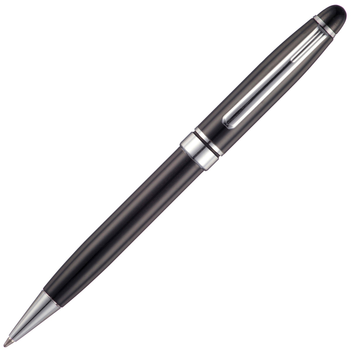 Branded Stainless Steel Ball Pen in BLACK