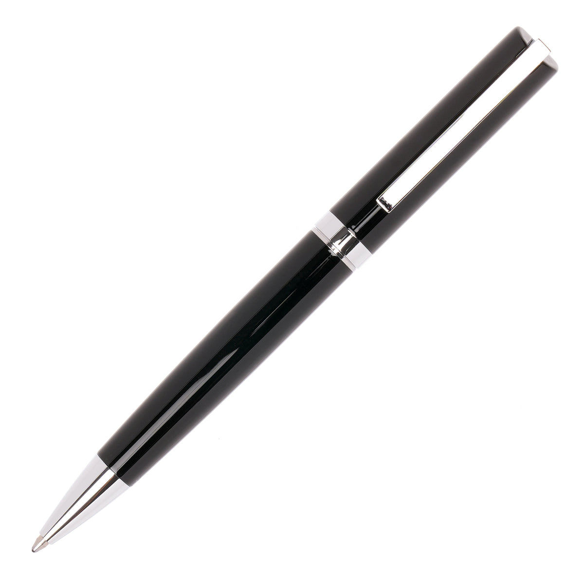 Branded Brass Ball Pen with Hinged Clip