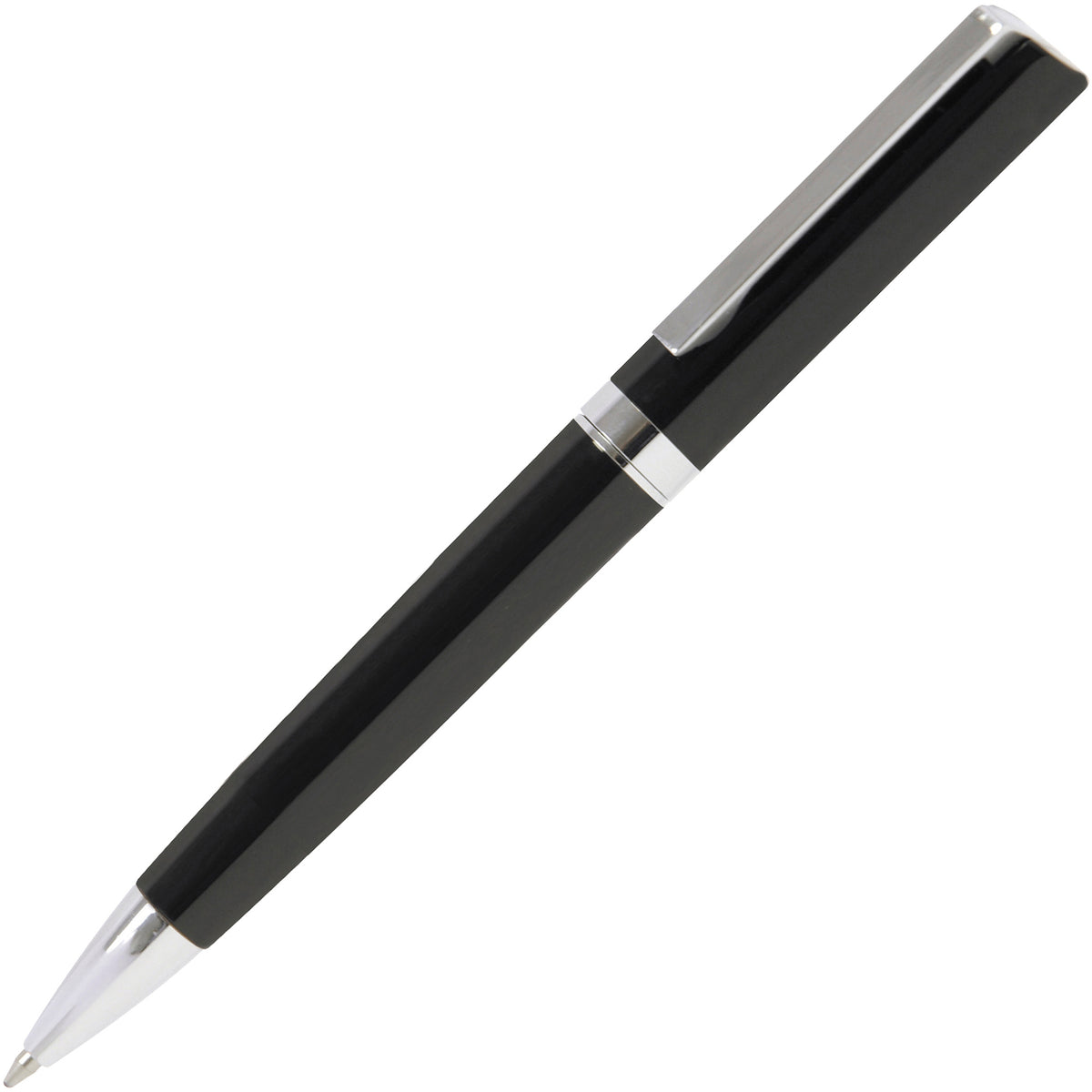 Branded Brass Ball Pen with Hinged Clip
