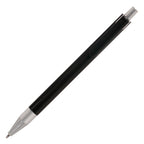 Branded Solid Push Action Ball Pen with Chrome Trim