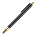 Branded Gold Trim Push Action Ball Pen