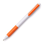 Branded Comfort Grip Ball Pen with Coloured Trim