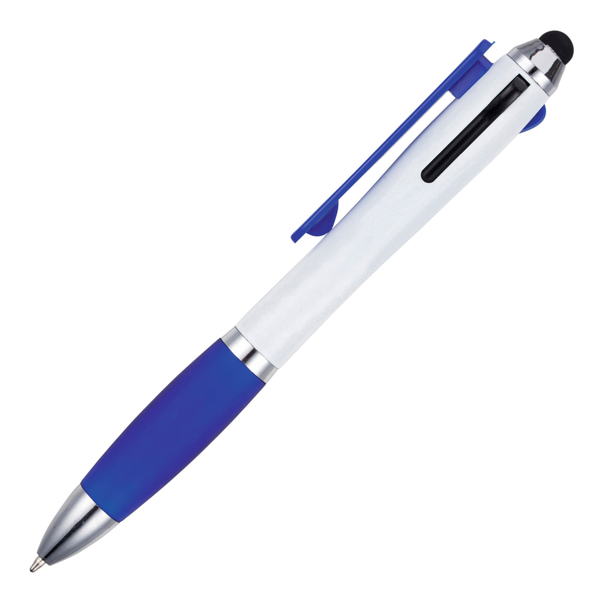 Branded Multi Ink Ball Pen with Red, Black and Blue Ink in BLUE