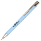 Branded A5 Recycled White Notebook and Pen Set in BABY BLUE