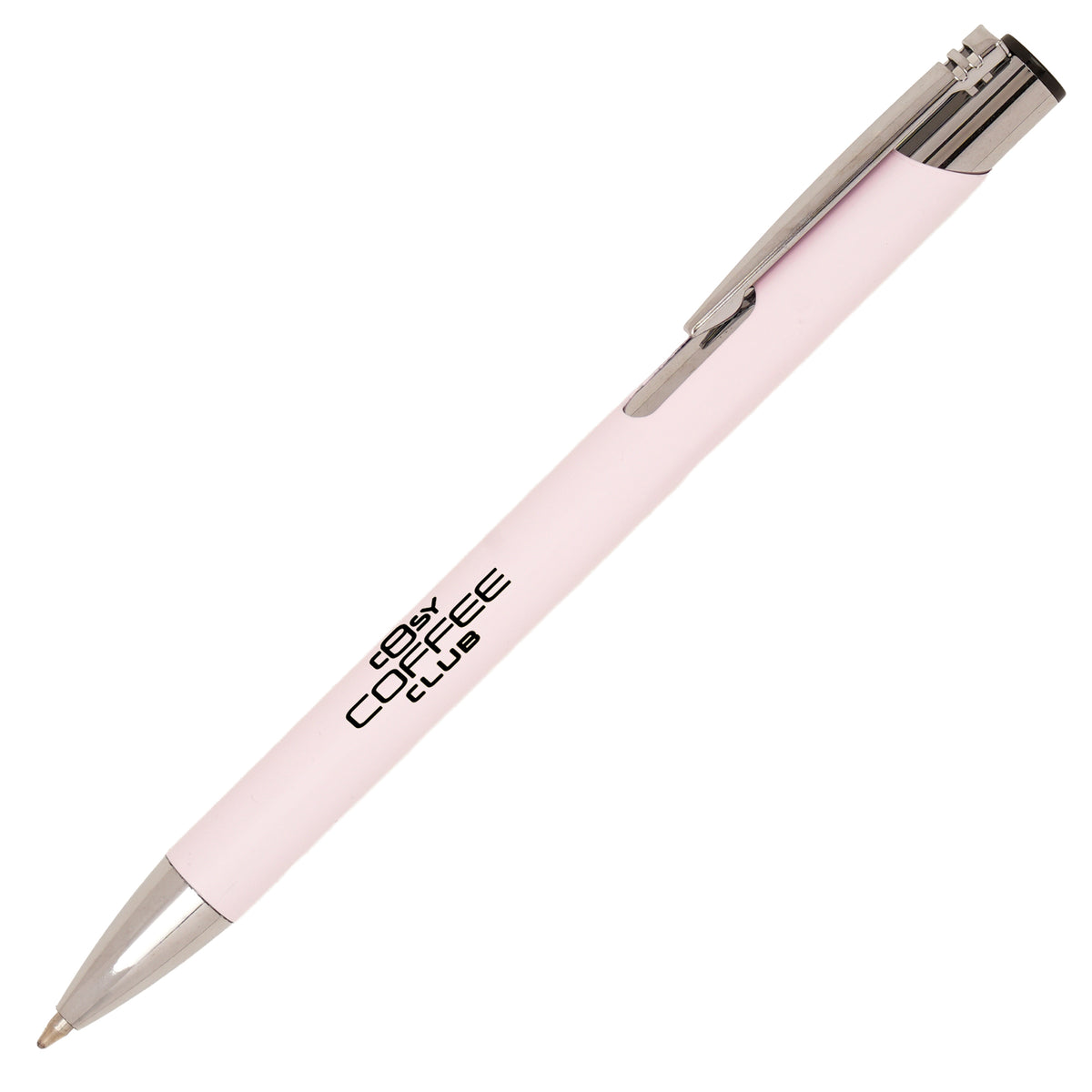 Branded Graph Page Notebook and Matching Pen Duo in BABY PINK