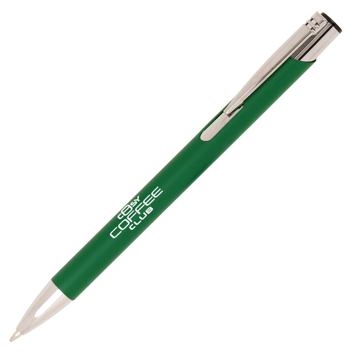 Branded Plain Page Notebook and Matching Pen Duo in DARK GREEN
