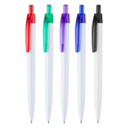 Branded Click Action Ball Pen with Translucent Clip