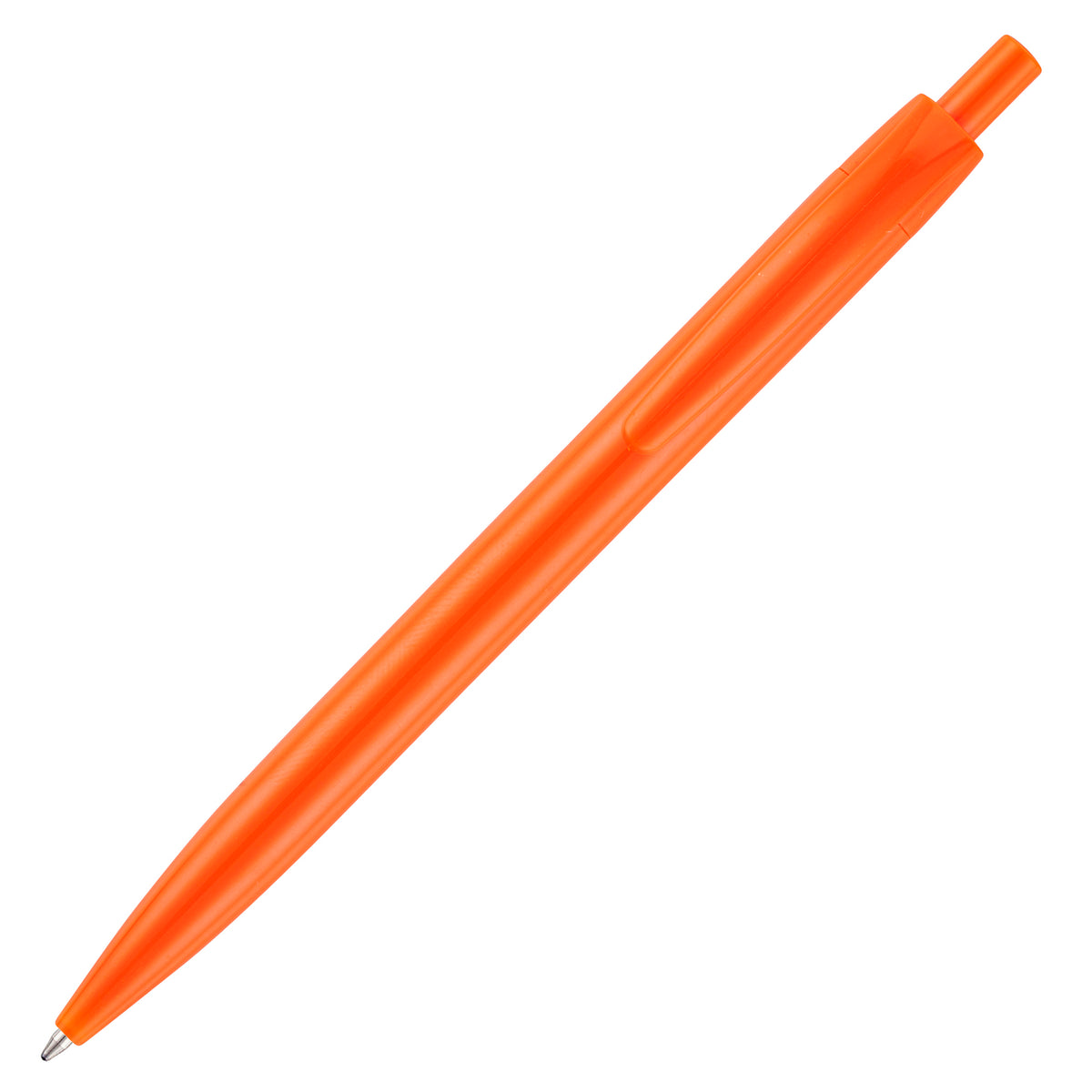 Branded Solid Colour Click Action Ball Pen