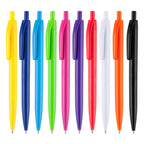 Branded Solid Colour Click Action Ball Pen