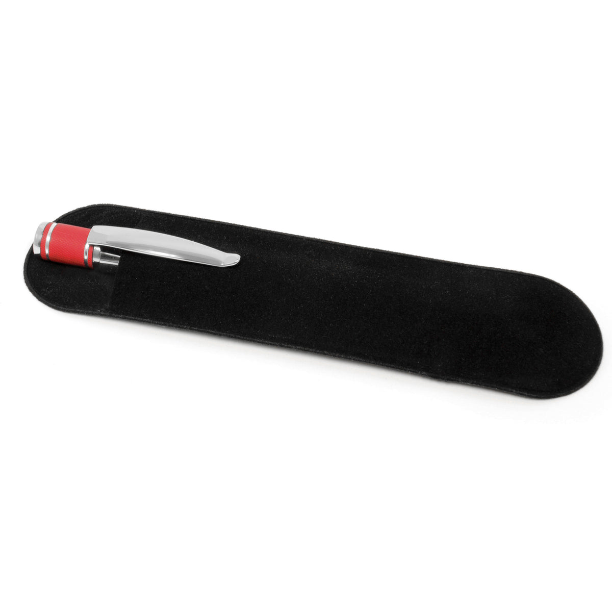 Branded Single Velveteen Pen Pouch
