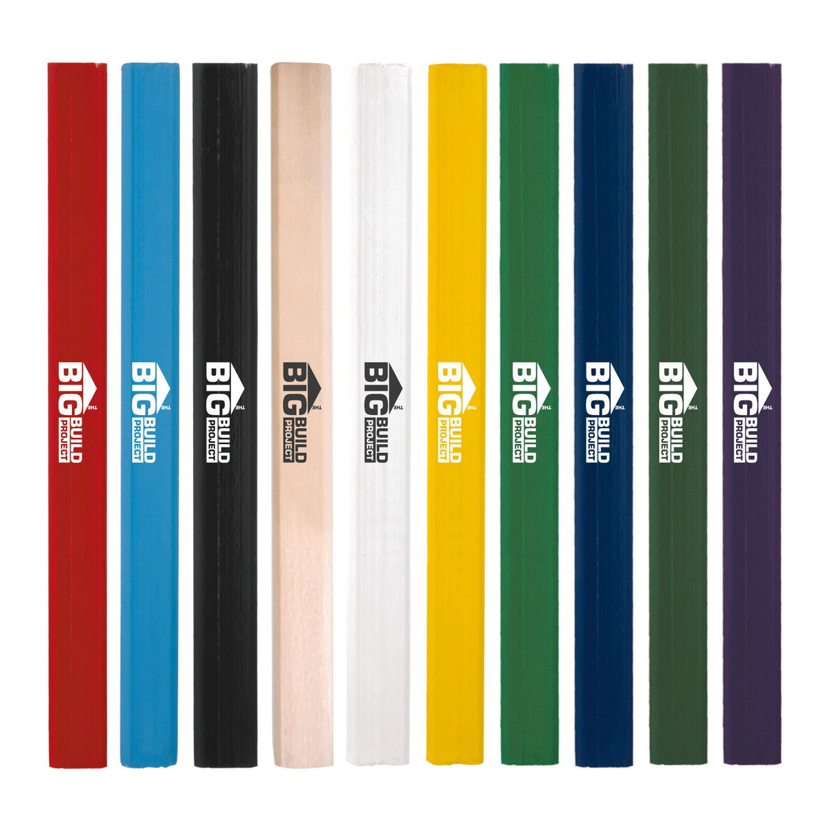Branded Octagonal Carpenters Pencil with FSC Wood