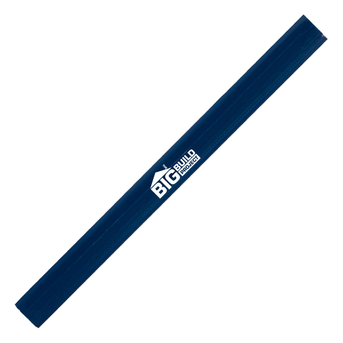 Branded Octagonal Carpenters Pencil with FSC Wood in DARK BLUE