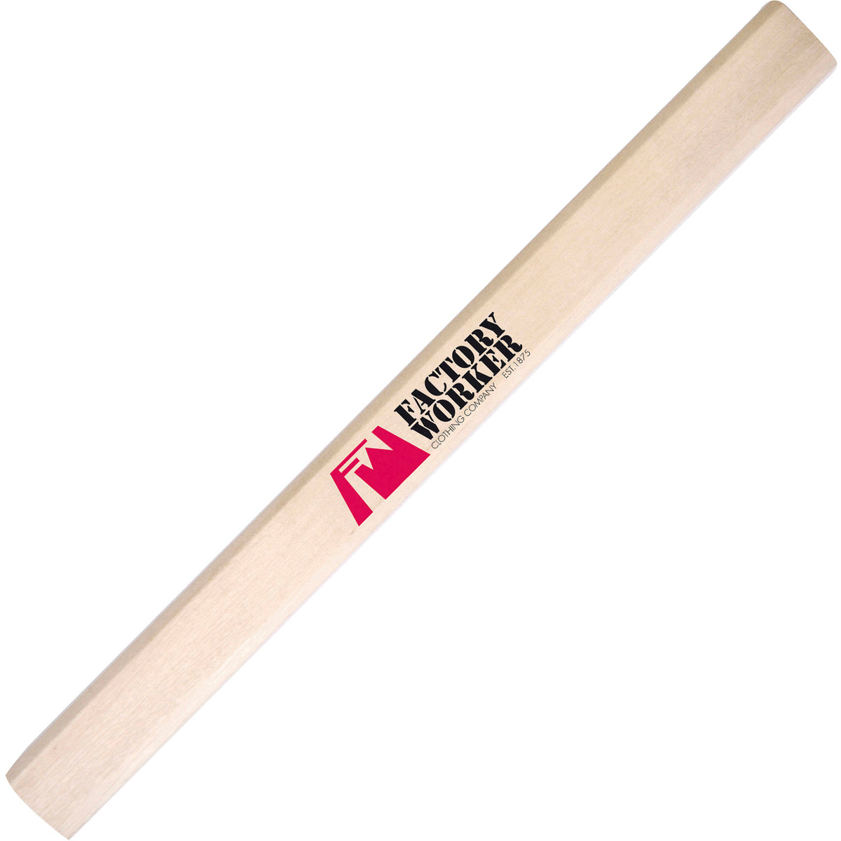 Branded Octagonal Carpenters Pencil with FSC Wood in NATURAL