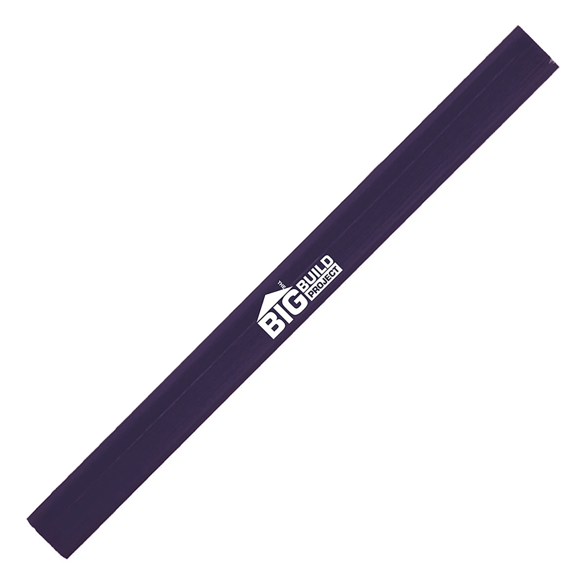 Branded Octagonal Carpenters Pencil with FSC Wood in PURPLE