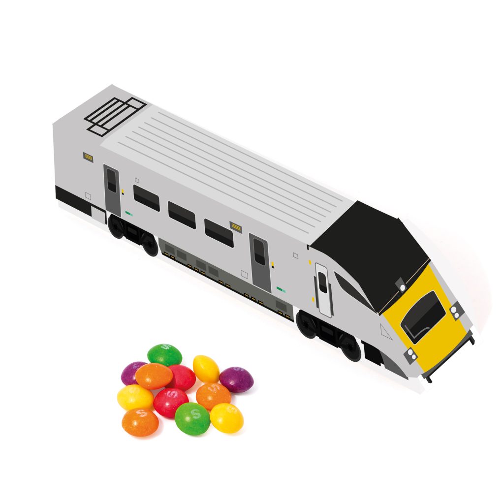 Branded Train Sweet Box