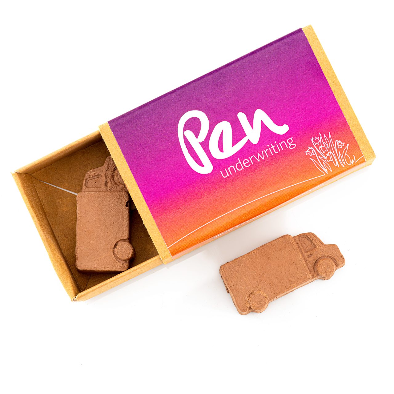 Branded Van Shaped Seed Bombs