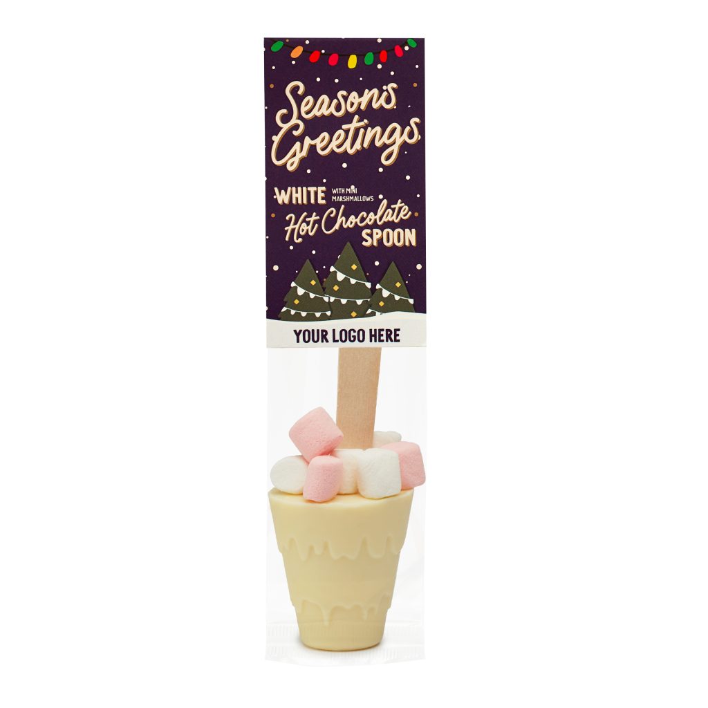 Branded Festive Hot Chocolate Spoon