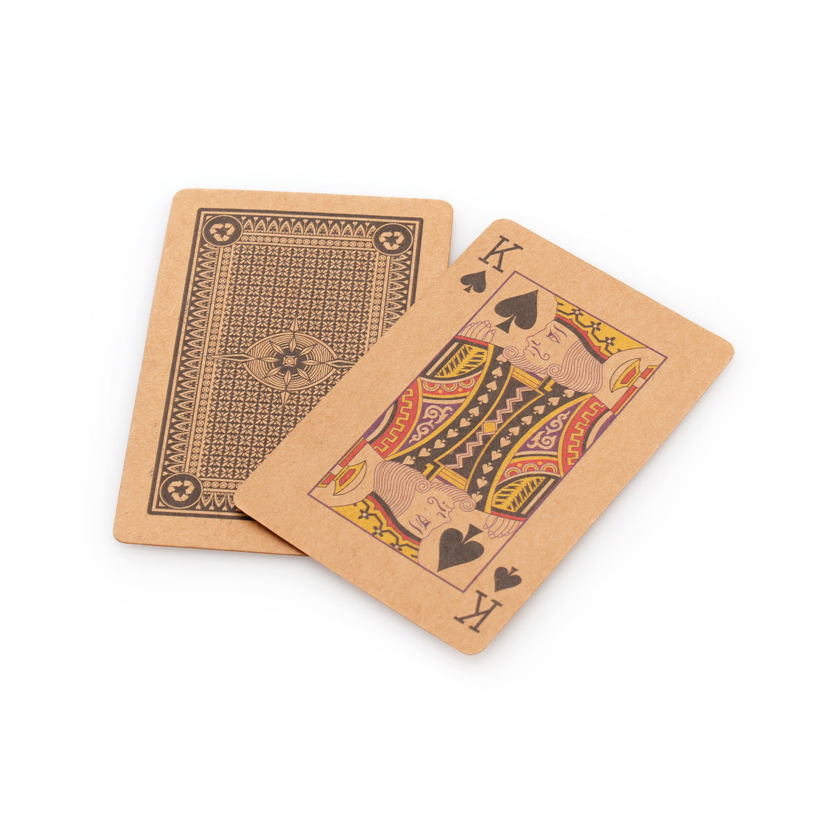 Branded Kraft Paper Playing Cards in Printed Box