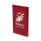 Branded 4000mAh USB-C Flat Aluminium Power Bank in Red