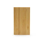 Branded 4000mAh Bamboo Power Bank with Light-Up Charge Indicator