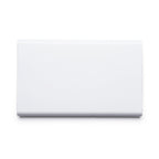 Branded White 4000mAh USB-C Flat Aluminium Power Bank