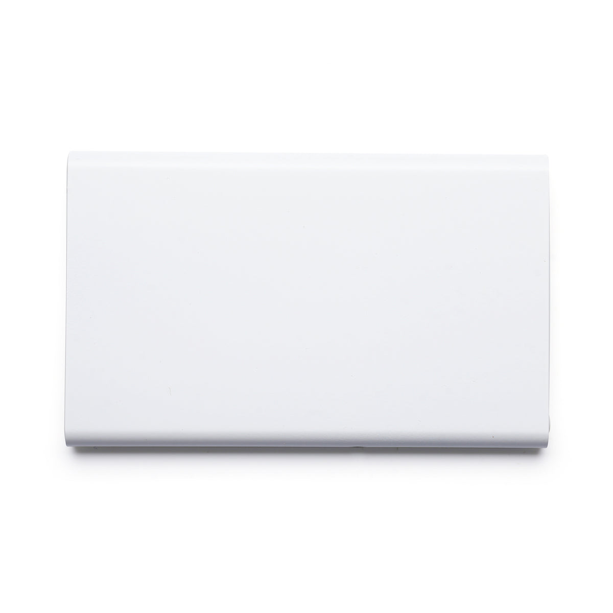 Branded White 4000mAh USB-C Flat Aluminium Power Bank