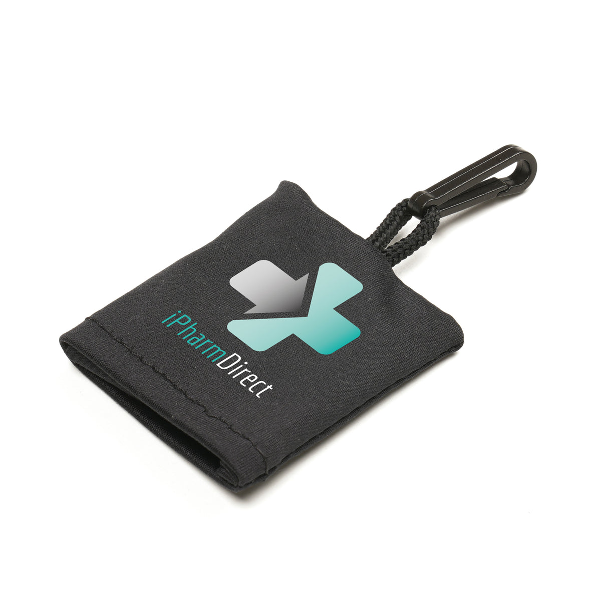 Branded Microfibre Cleaning Cloth with Self-Pocket and Hook