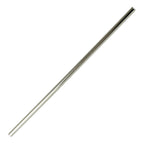 Branded Silver Stainless Steel Metal Straw