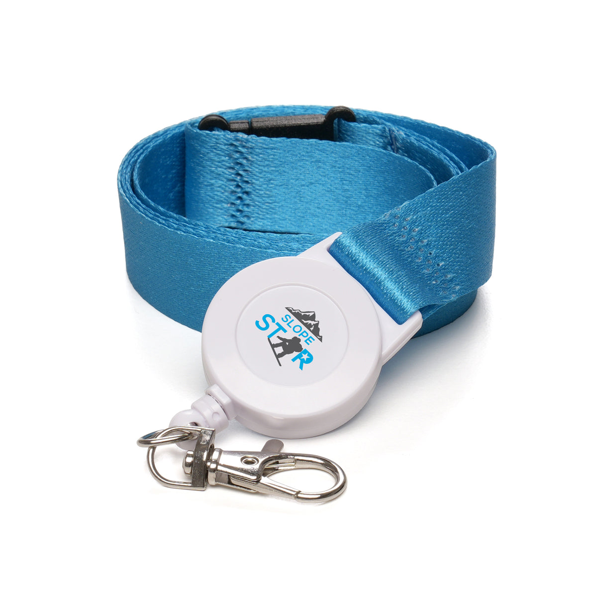 Branded RPET Lanyard with Retractable Ski Pass Holder