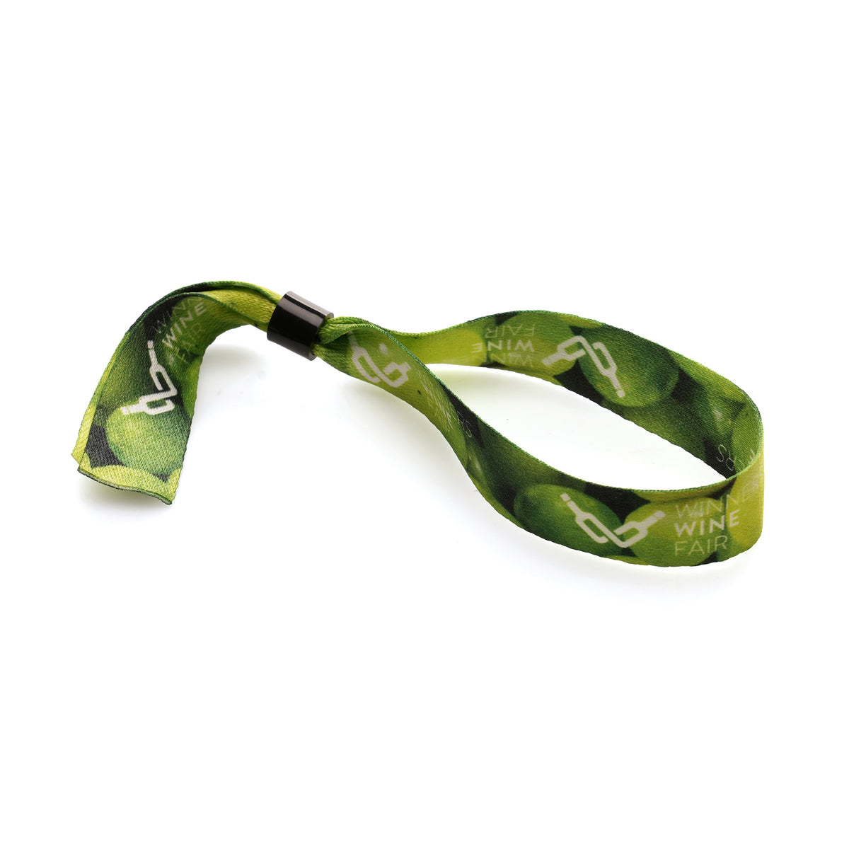Branded RPET Wristband with Secure One-Way Clip