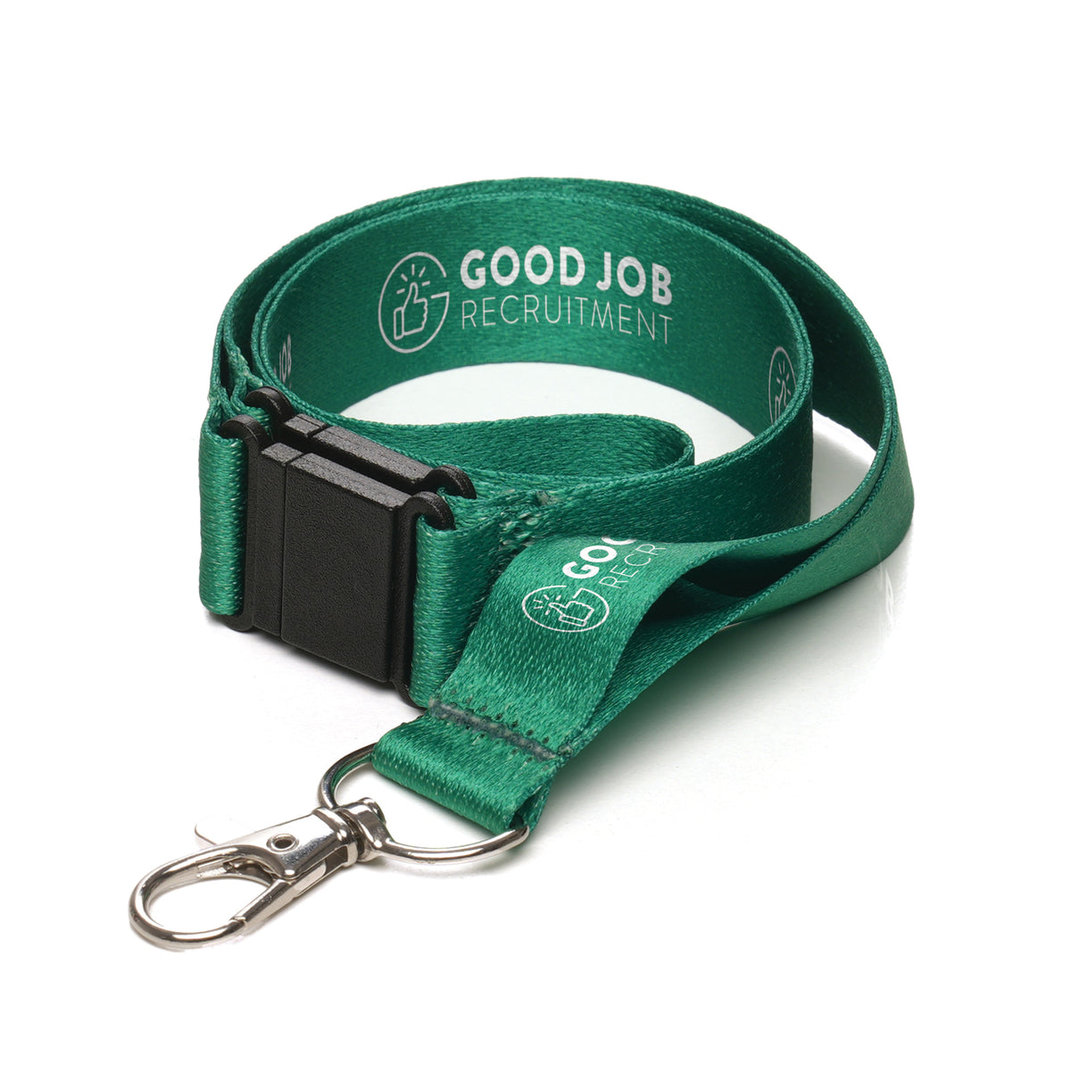 Branded RPET Lanyard with Two-Point Safety Break