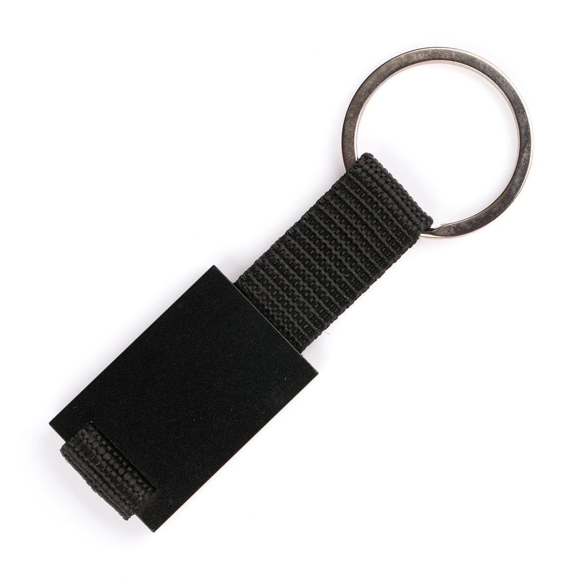Branded Metal Keyring with Nylon Strap