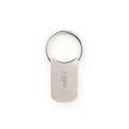Branded Engraved Metal Twist Keyring