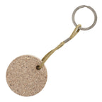 Branded Round Rice Husk and Wheat Straw Keyring