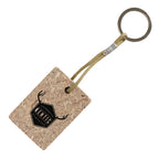 Branded Rectangular Rice Husk and Wheat Straw Keyring