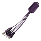 Branded 10W Multi-Connector Charging Cable with Dual Adapter