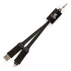 Branded 60W 2-in-1 Keyring Charging Cable