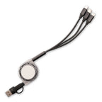 Branded 3-in-1 Retractable Reel Charging Cable