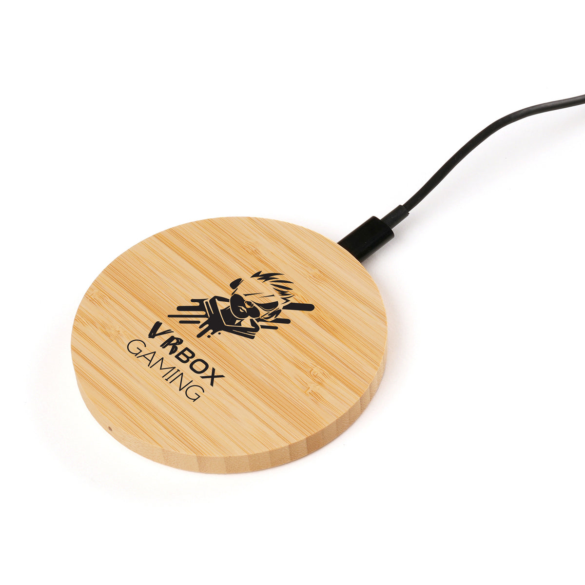 Branded 5W Bamboo Wireless Charger