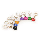 Branded 12-Sided Metal Trolley Coin Keyring