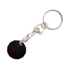 Branded 12-Sided Metal Trolley Coin Keyring