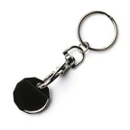 Branded Domed Full Colour Trolley Coin Keyring