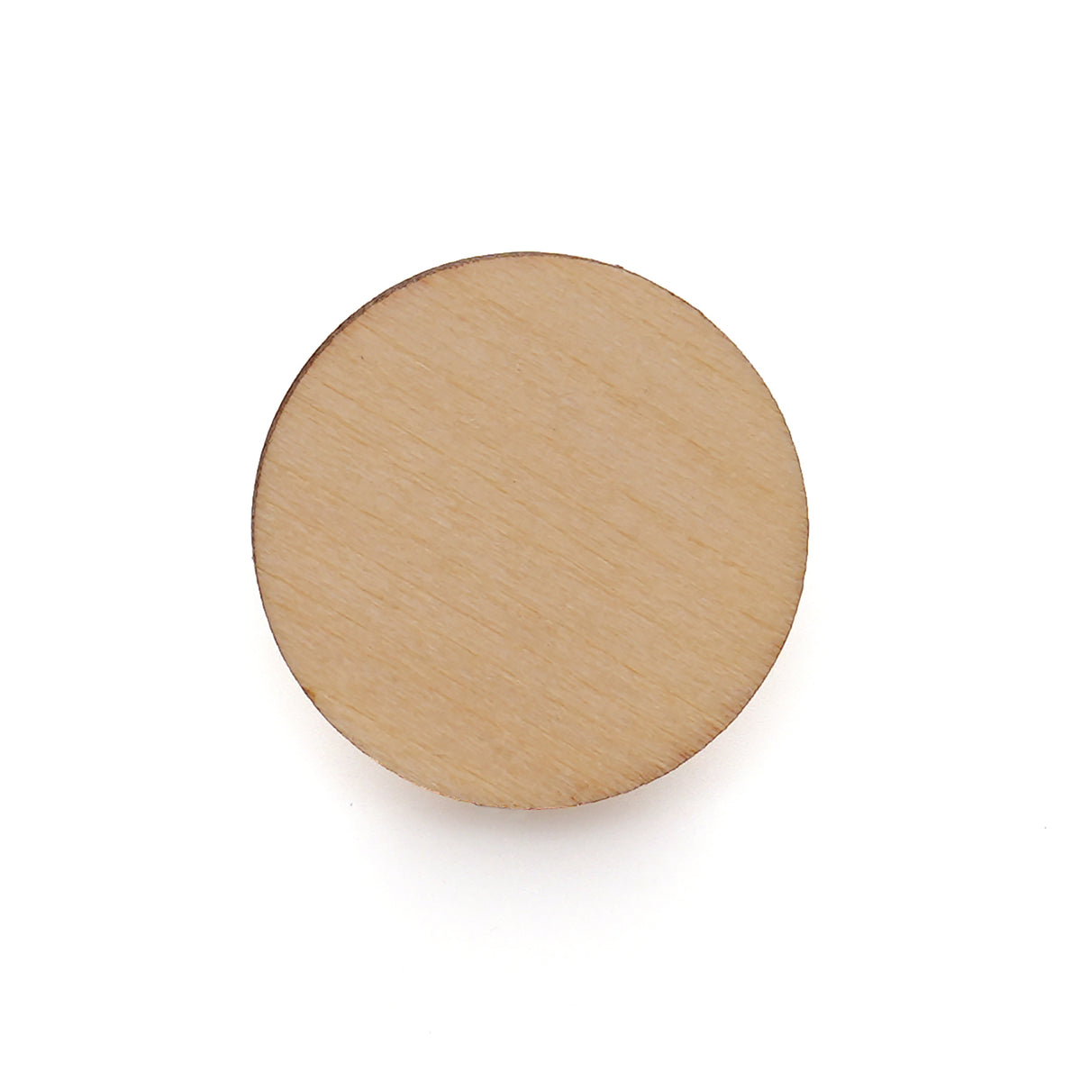 Branded Small Round Wooden Badge