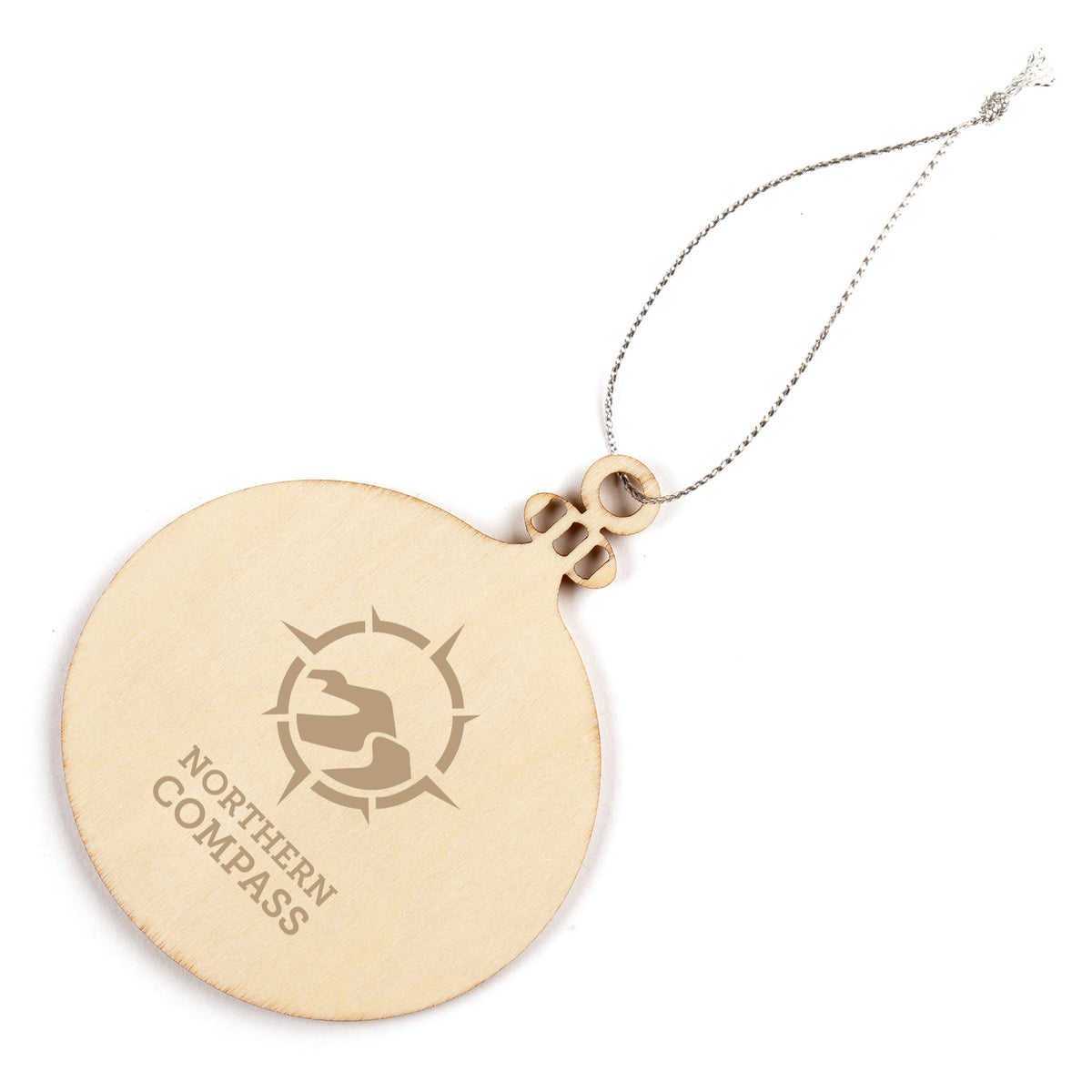 Branded Wooden Christmas Bauble