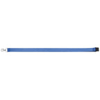 Branded Recycled rPET Breakaway Lanyard with Swivel Clip in Royal Blue