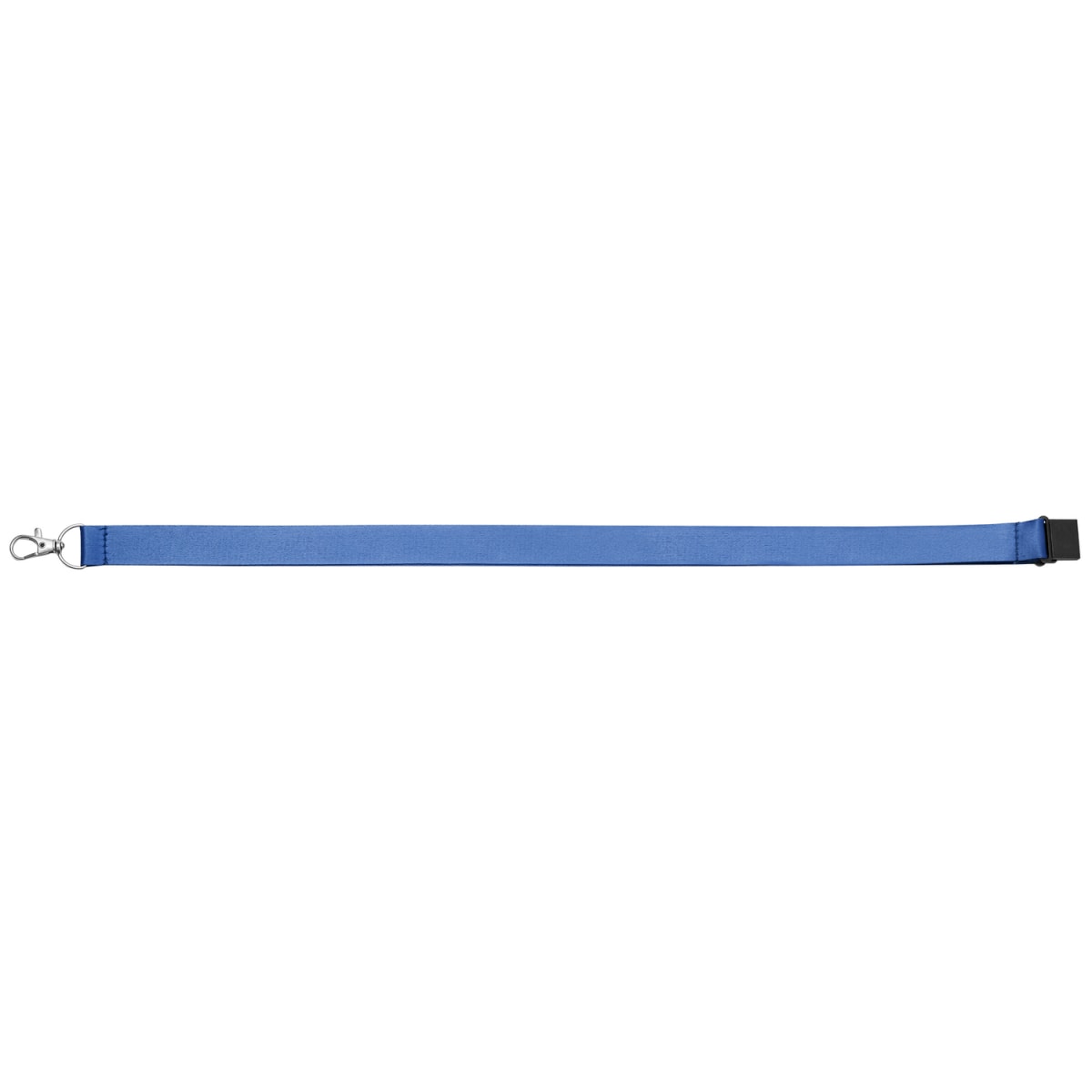 Branded Recycled rPET Breakaway Lanyard with Swivel Clip in Royal Blue