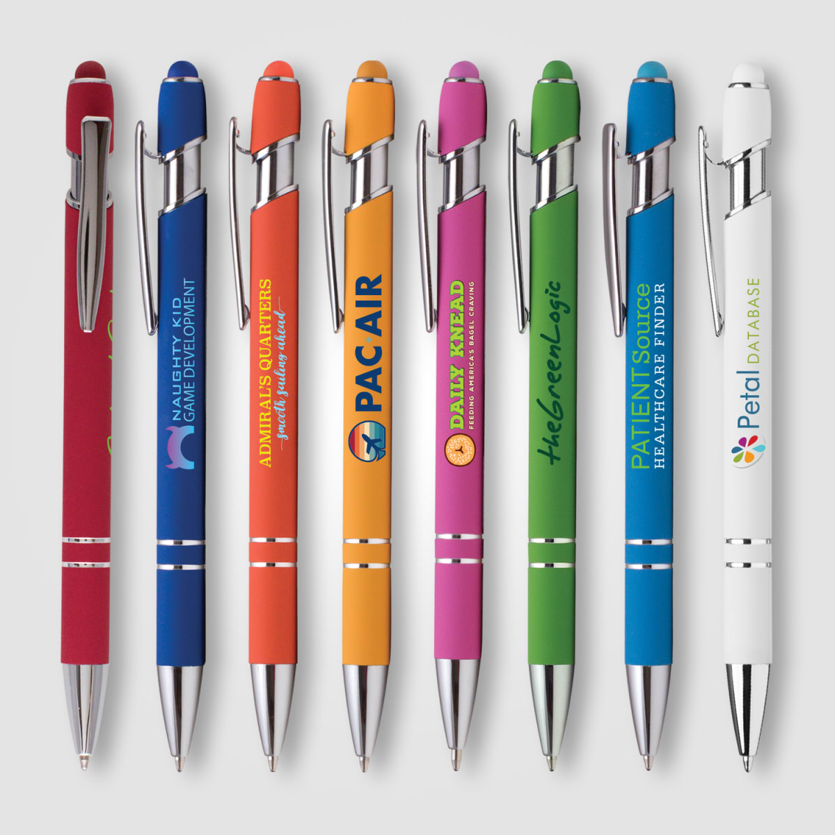 Branded Soft-Touch Rubber Stylus Pen