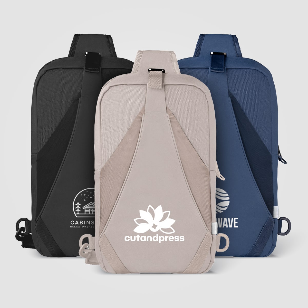 Branded Repreve Sling Bag with RFID Pocket