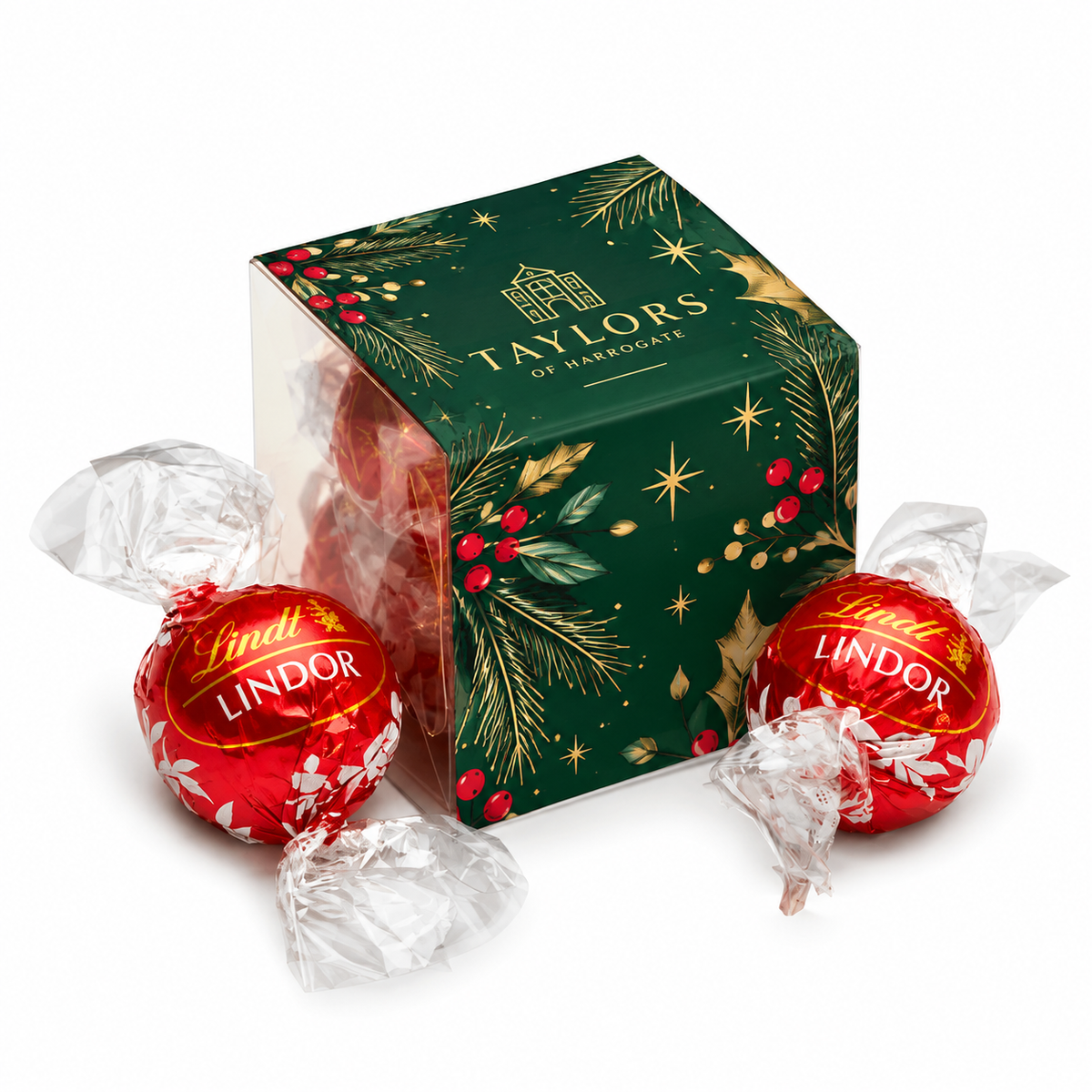 Branded Lindor Truffles Clear Cube
