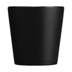 Branded Matte Handleless Ceramic Cup 180ml in Black